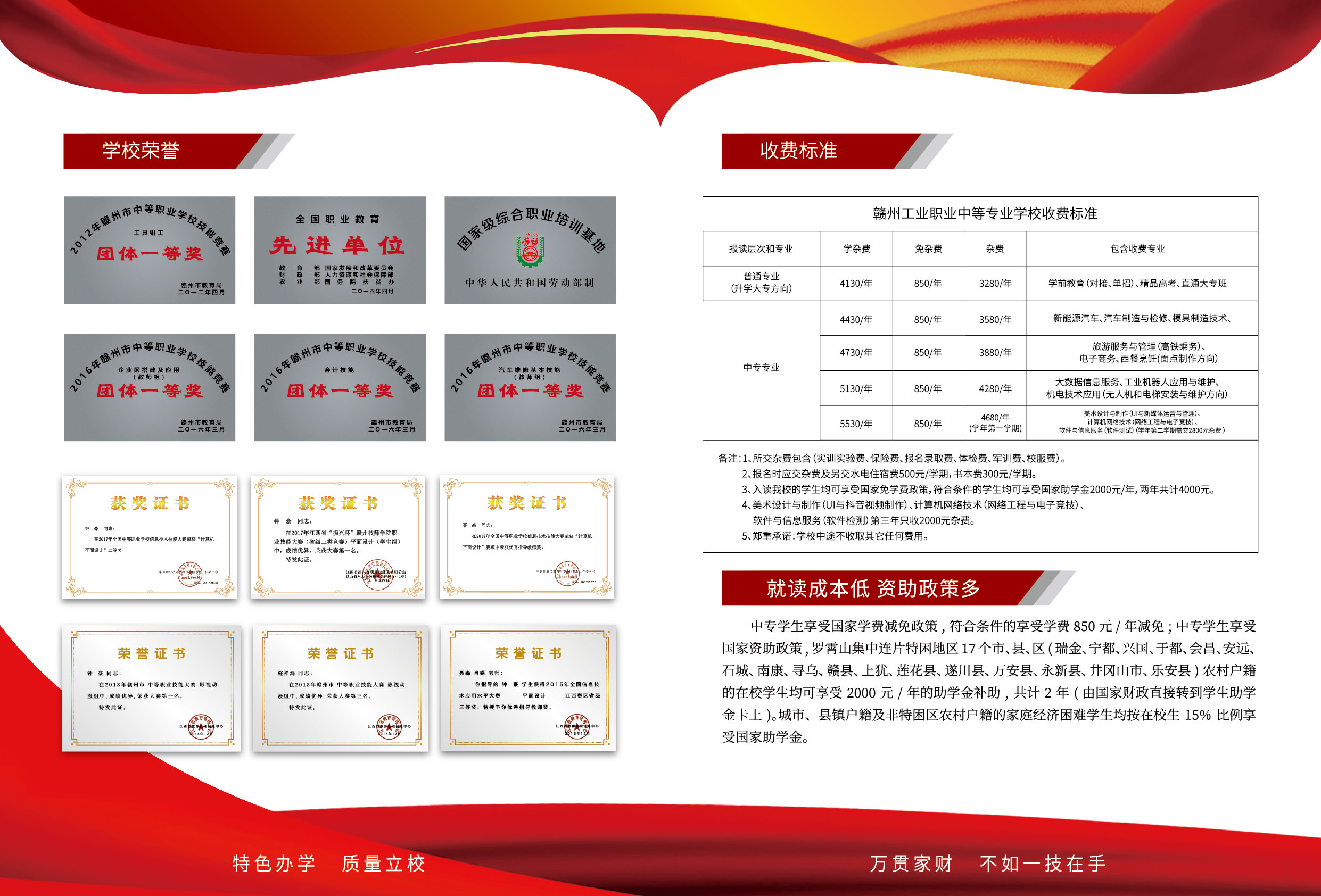 赣州工业职业中等学校2021年招生简章